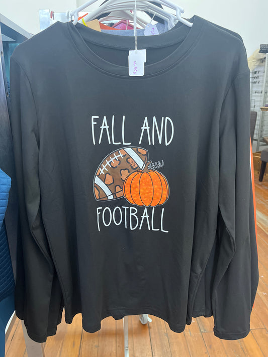 Fall and football, long sleeve shirt