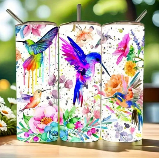 Beautiful Hummingbird 20 ounce Tumbler