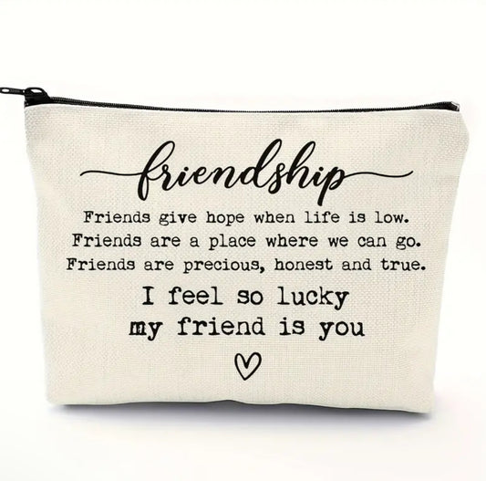 Friendship Zipper Pouch