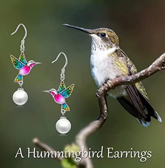 Beautiful Hummingbird Earrings