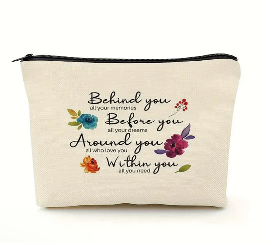 Beautiful Inspirational MakeUp Bag
