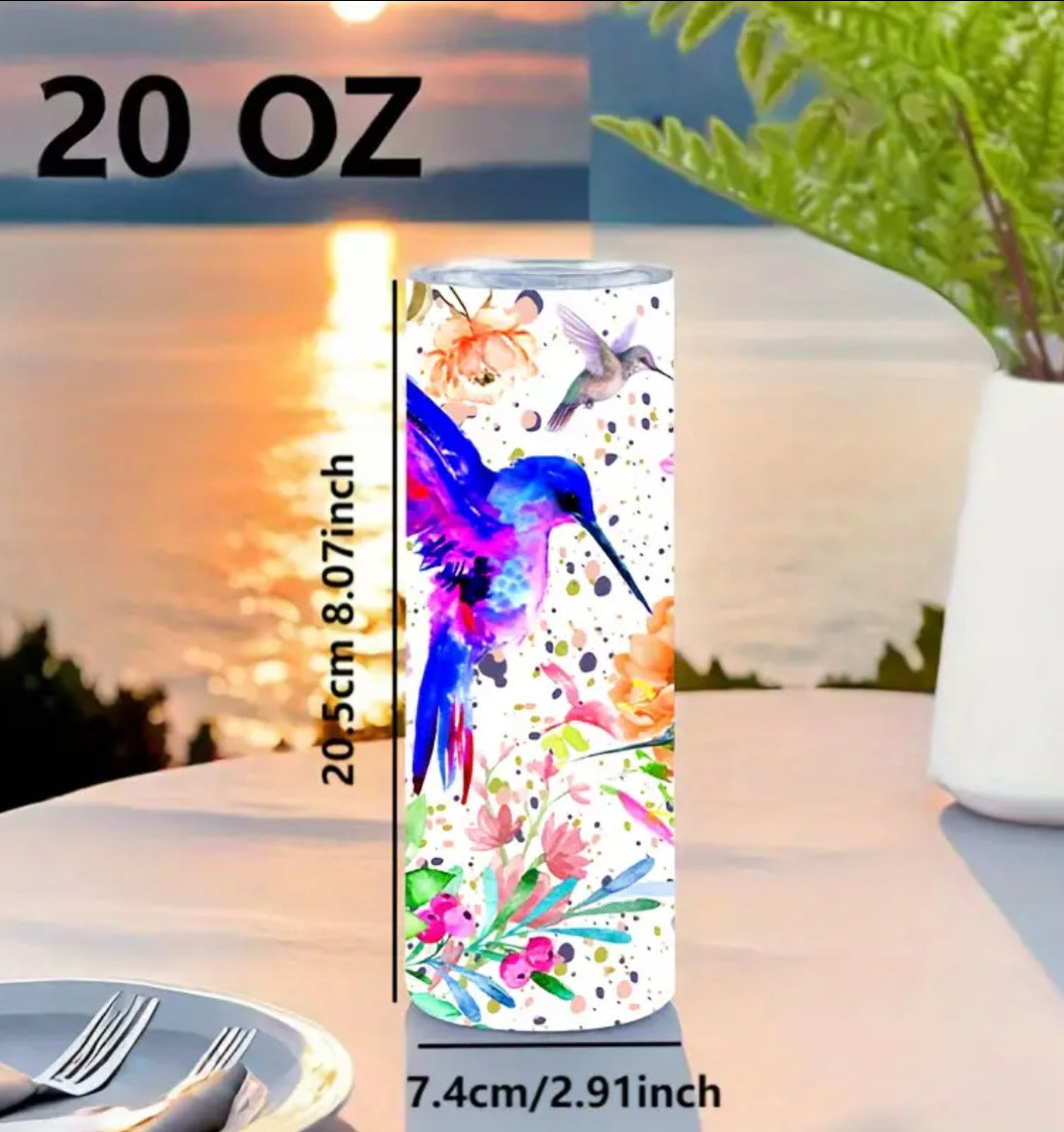 Beautiful Hummingbird 20 ounce Tumbler