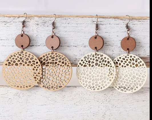 Beautiful Retro Bohemian Style PU Leather Earrings
