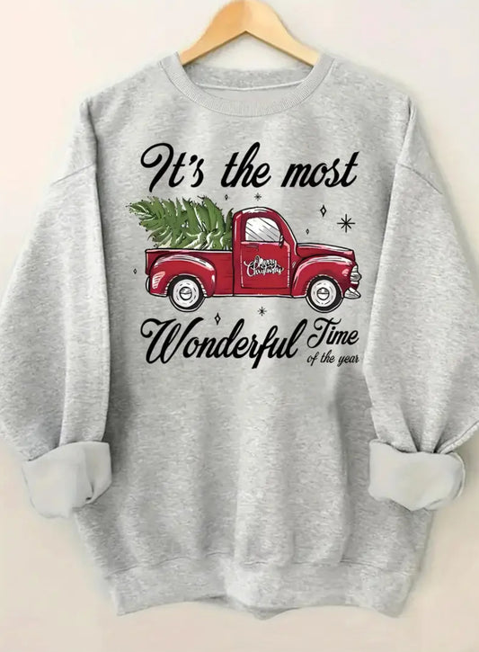 It’s the most Wonderful Time of the Year Gray Sweatshirt
