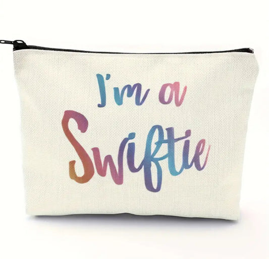 I'm A Swiftie Makeup Bag - Design on both sides