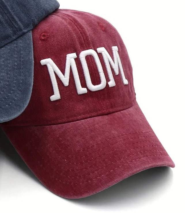 Dad and Mom Embroidered Adjustable Hats- multiple colors