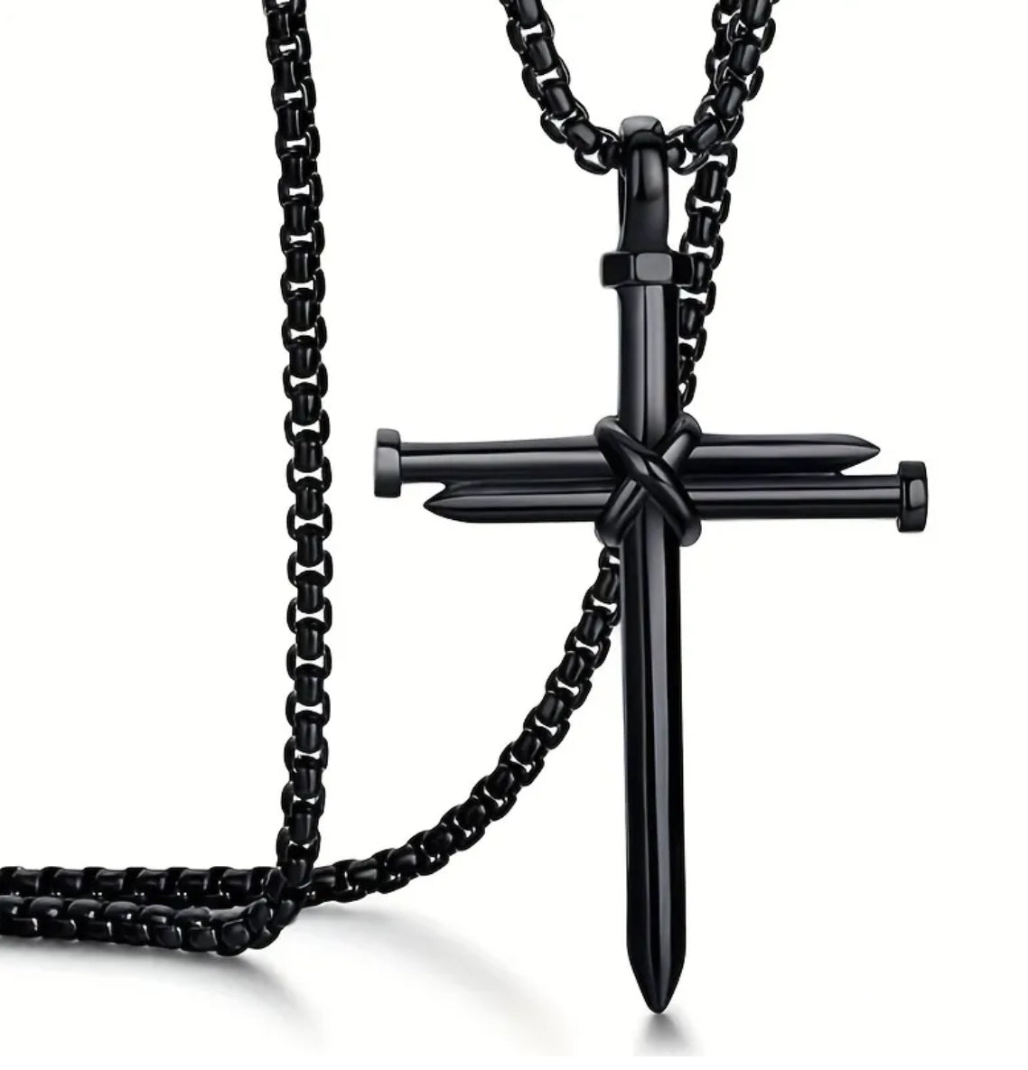 Cross of Nails Necklace