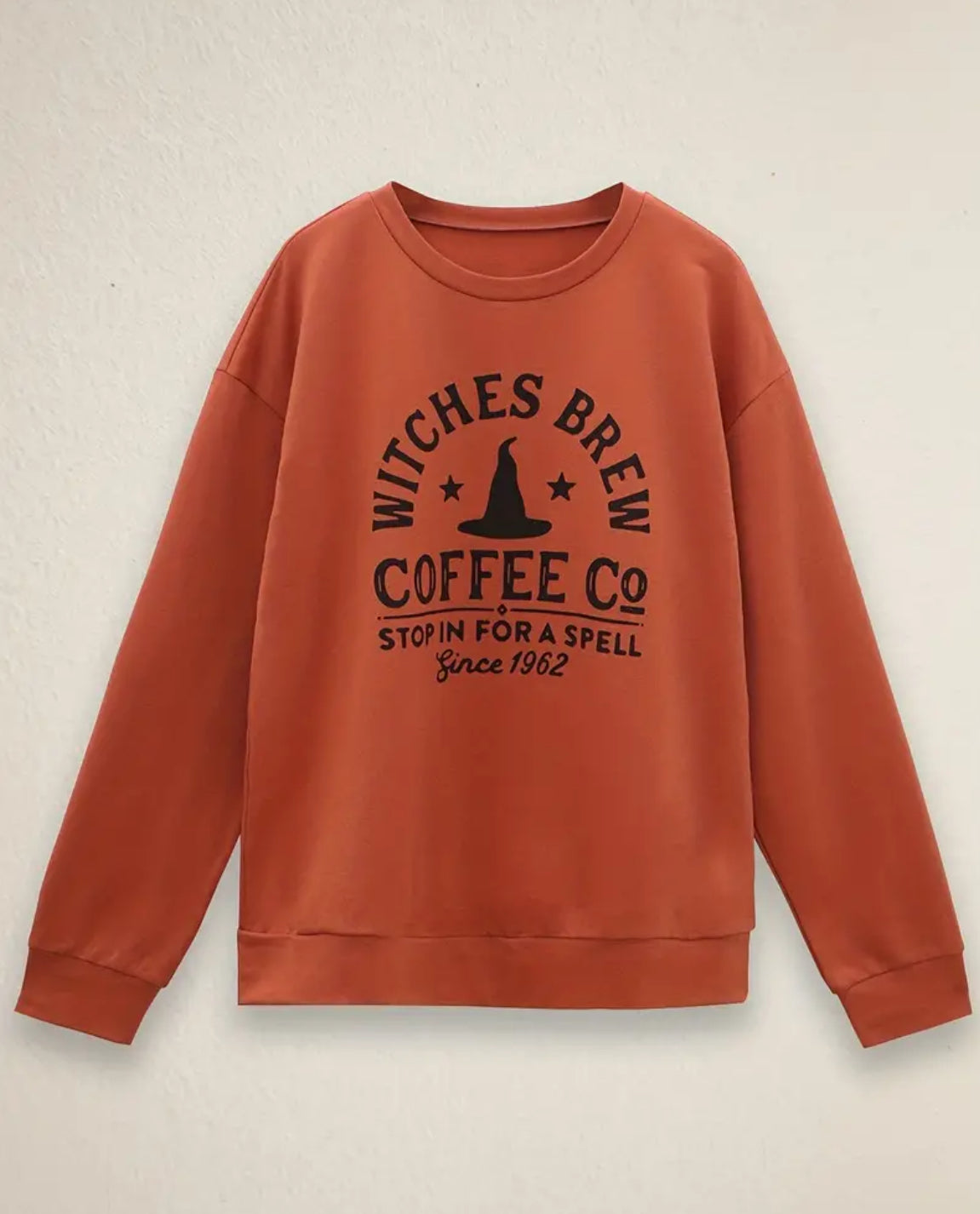 Halloween Long-Sleeved Shirt: Witches Brew Coffee Co
