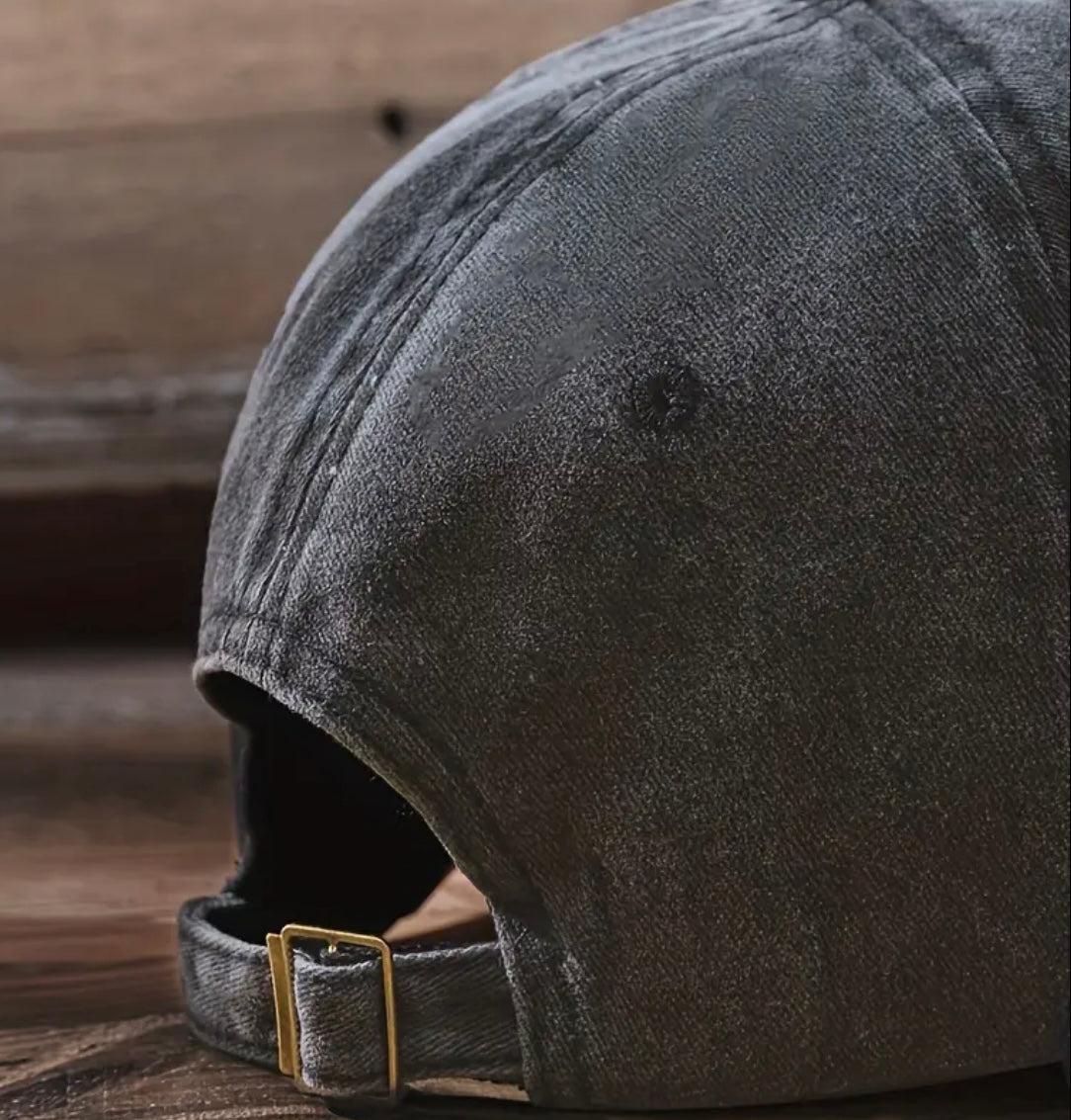 Faith Over Fear Embroidered Distressed Hat