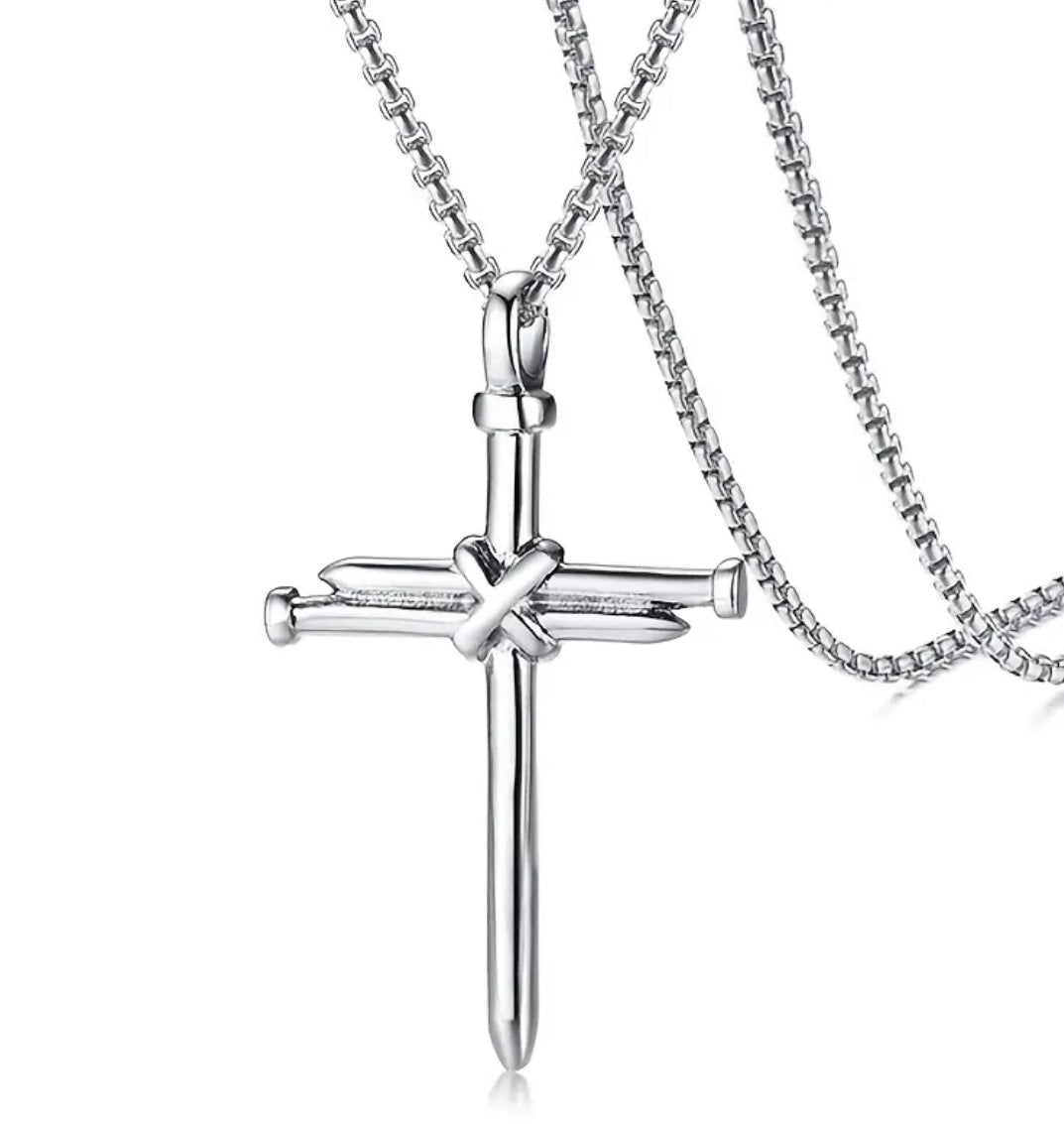 Cross of Nails Necklace