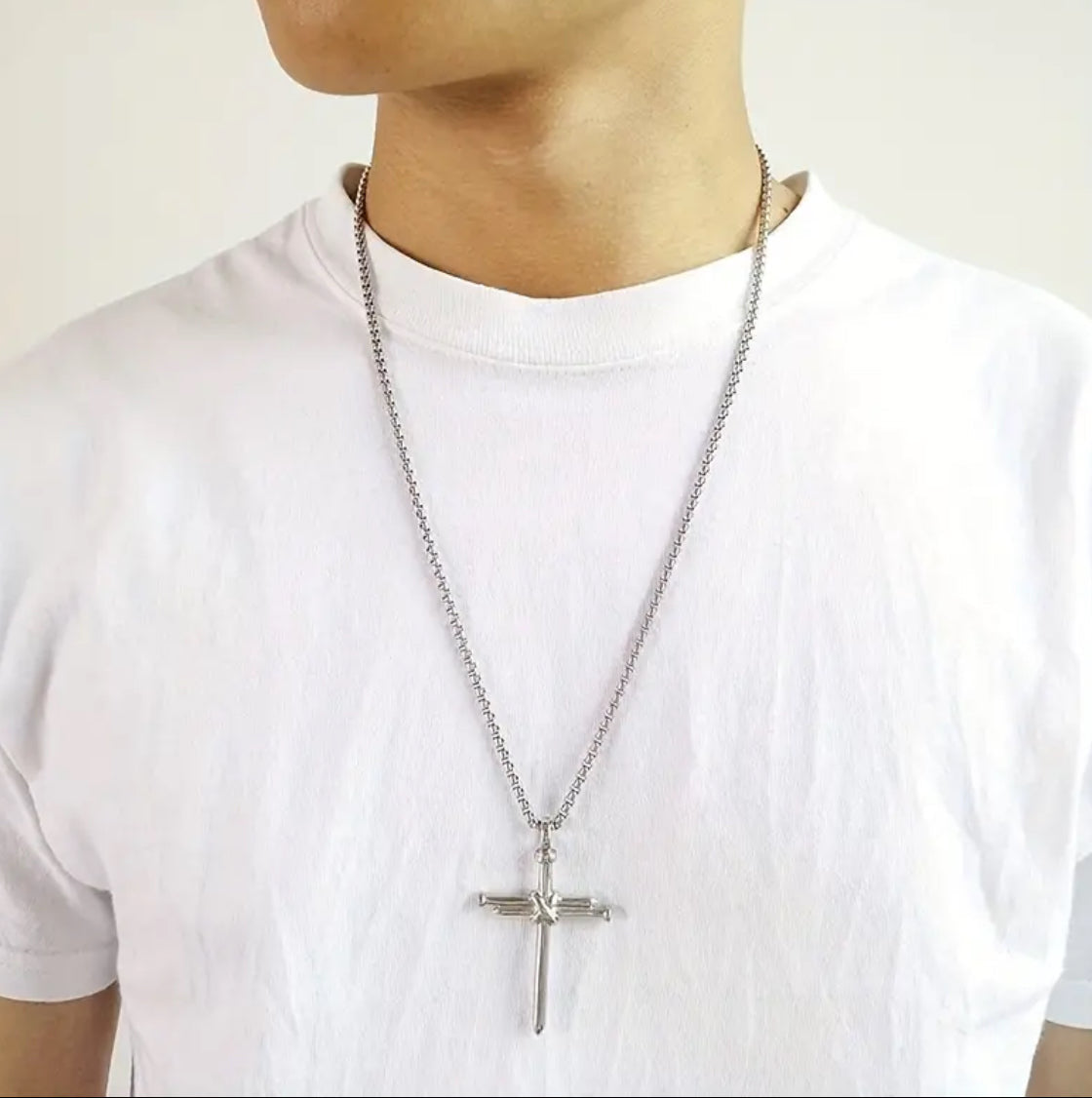 Cross of Nails Necklace