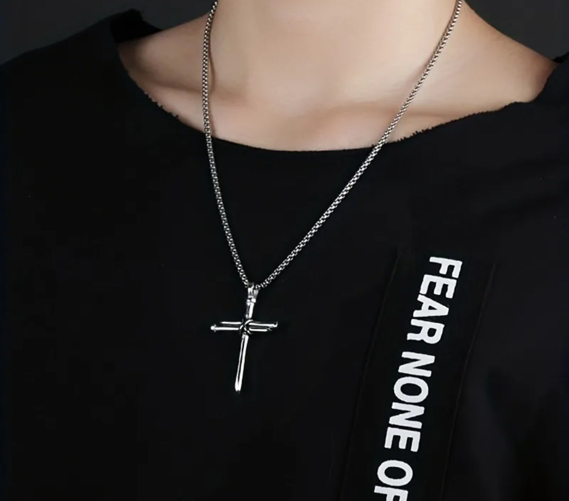 Cross of Nails Necklace