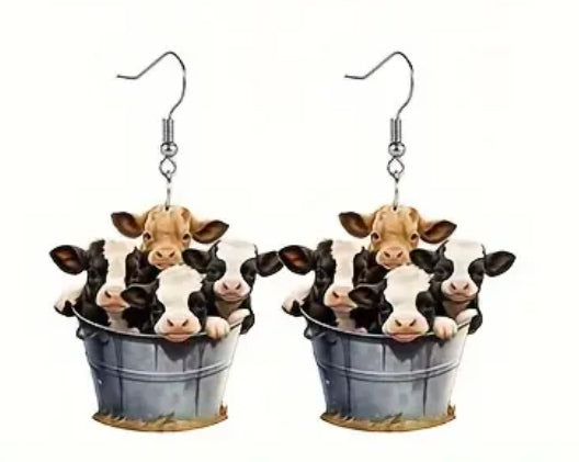 Cute Small Animal Acrylic Earrings