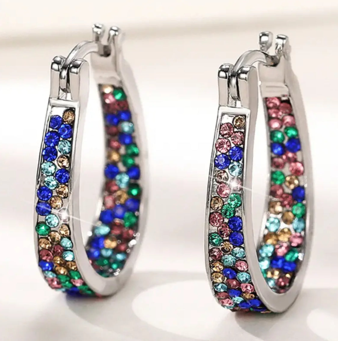 Elegant Luxury Zircon Horseshoe U-Shaped Earrings