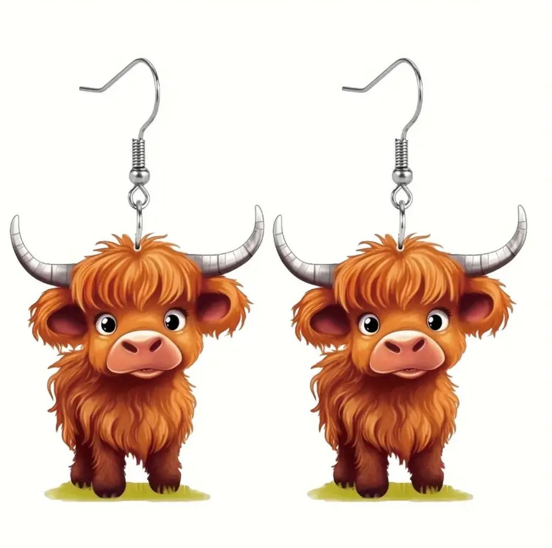 Cute Small Animal Acrylic Earrings