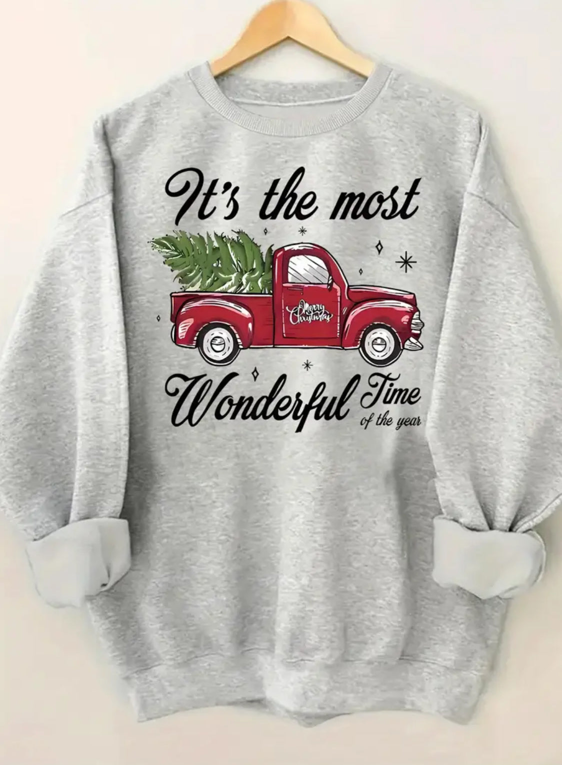It’s the most Wonderful Time of the Year Gray Sweatshirt
