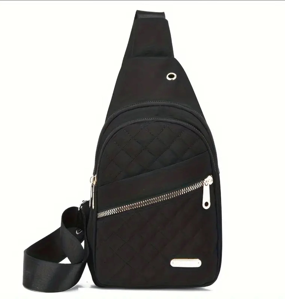 Fashion Quilted Crossbody Bag, Women's Casual Sling Shoulder Purse