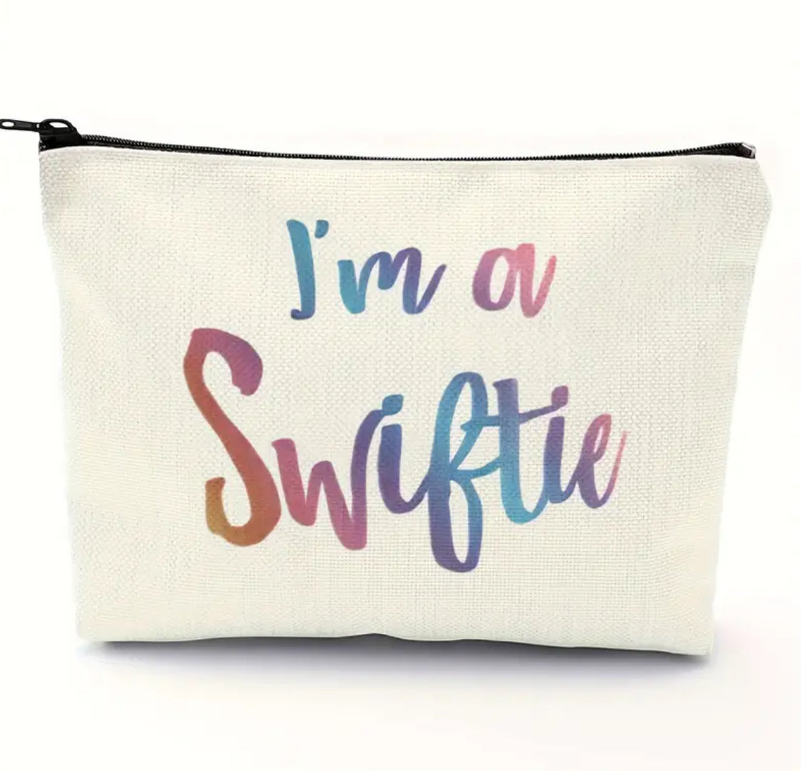 I'm A Swiftie Makeup Bag - Design on both sides
