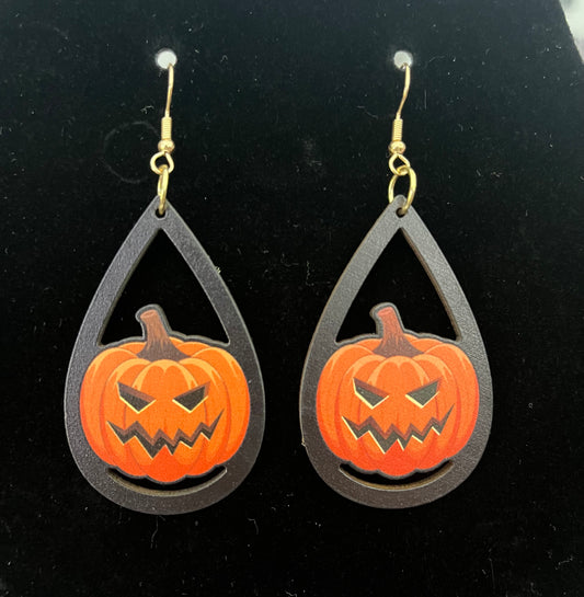 .Pumpkin Earrings
