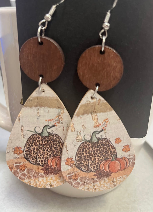 Adorable Fall Pumpkin Earrings