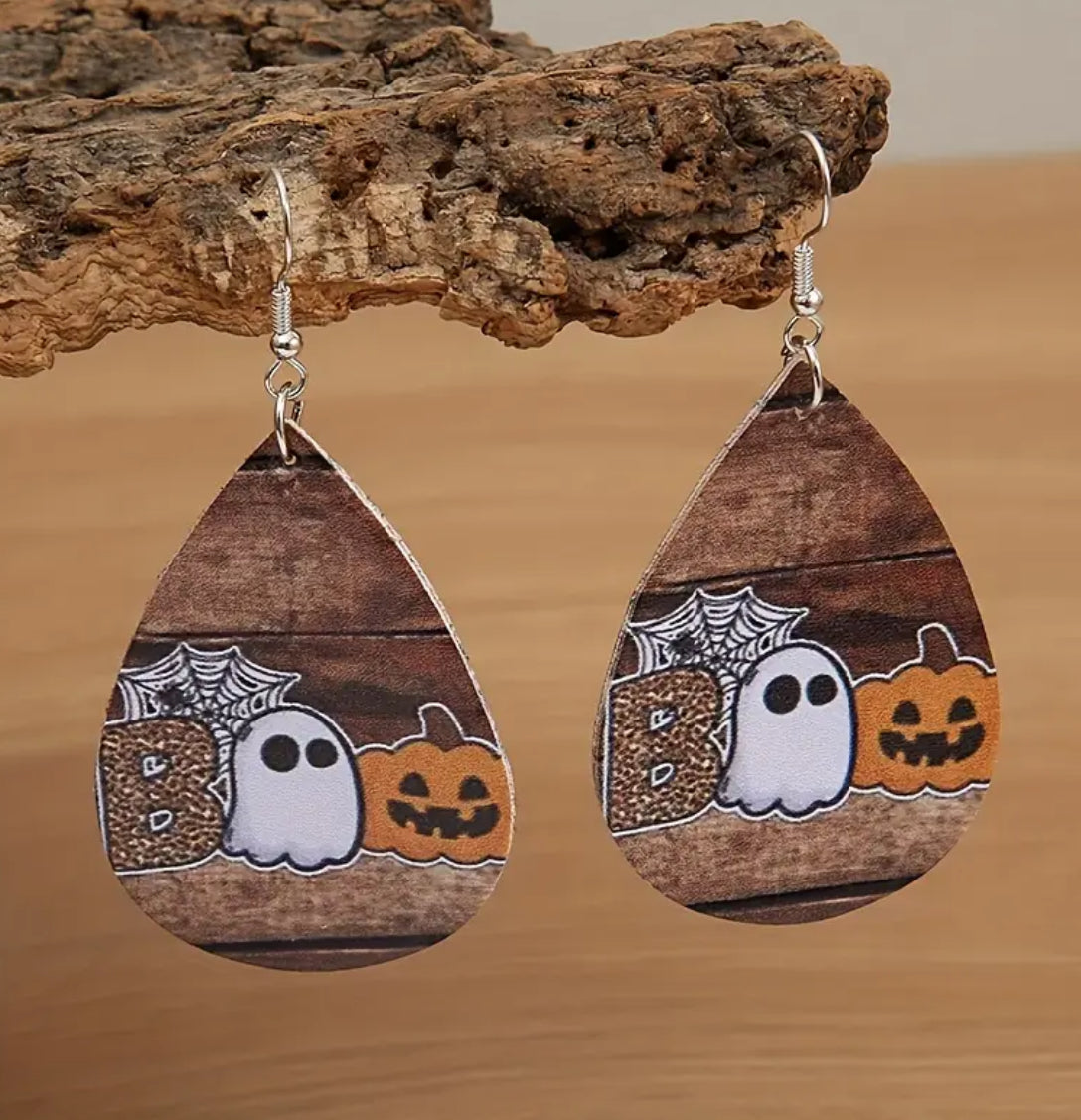 BOO Halloween Earrings