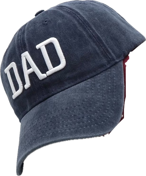 Dad and Mom Embroidered Adjustable Hats- multiple colors