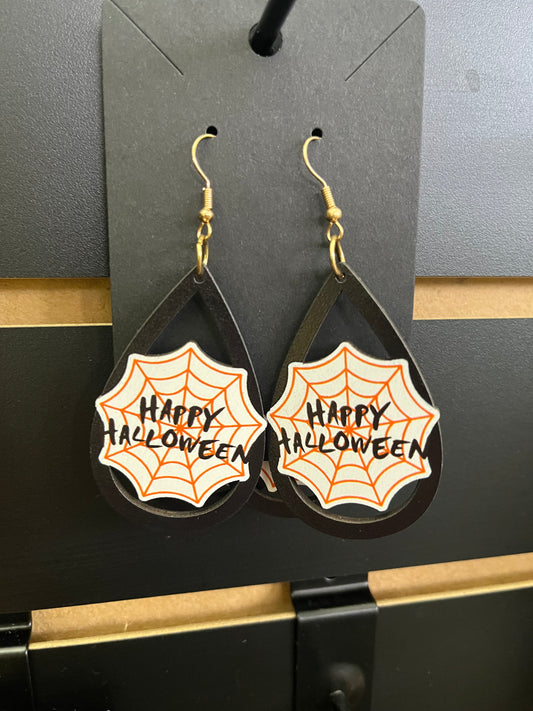 .Happy Halloween w/Spiderweb